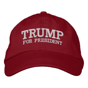トランプ2024大統領 刺繍入りキャップ