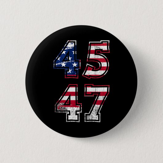 トランプ2024大統領 缶バッジ (正面)