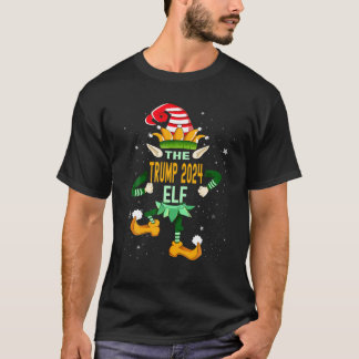 トランプ2024小妖精や小人クリスマスファミリーマッチングコーディネートXm Tシャツ