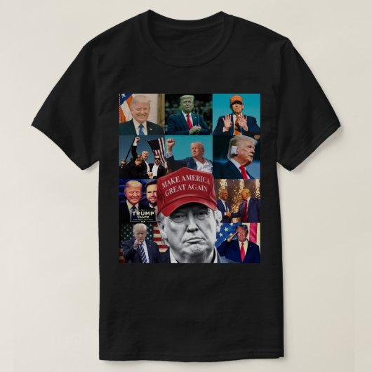 トランプ2024年の時代 Tシャツ (デザイン正面)