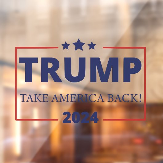 トランプ2024年アメリカを取り戻す ウィンドウサイン (シート2)
