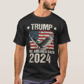 トランプ2024年アメリカを取り戻す Tシャツ (正面)