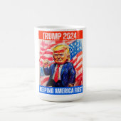 トランプ2024年保のアメリカ初 コーヒーマグカップ (中央)