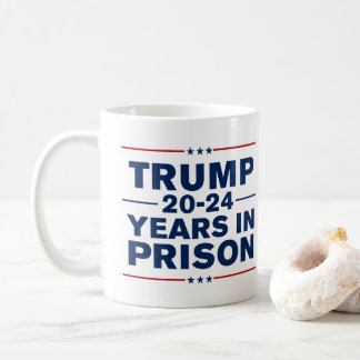 トランプ2024年刑務所で彼をロック – アンチトランプ コーヒーマグカップ