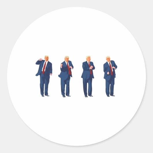 トランプ2024年7月第4戦 ラウンドシール (正面)