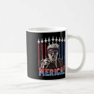 トランプ2024年7月4日愛国アメリカ国旗マーチ コーヒーマグカップ