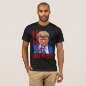 トランプ2024恋しく思私はまだプロトランプアンチバイデン氏 Tシャツ (正面フル)