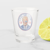 トランプ2024恋しく思私まだ45 47、アンチジョーバイデン氏 ショットグラス (裏面)