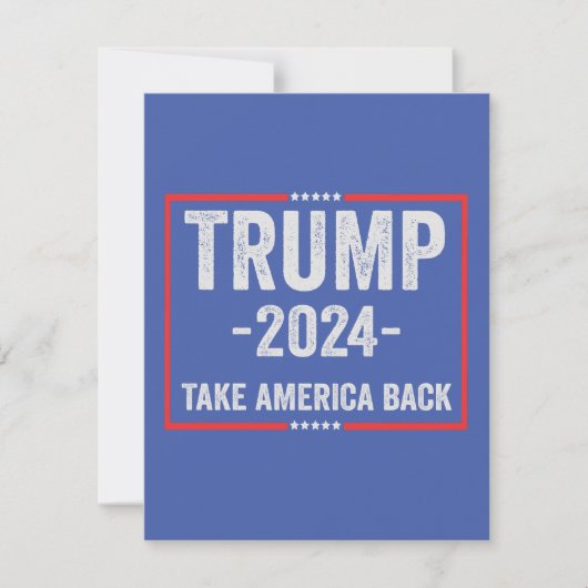 トランプ2024愛国的共和党大統領選挙 (正面)