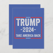 トランプ2024愛国的共和党大統領選挙 (正面/裏面)