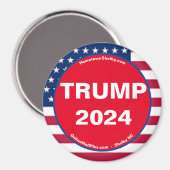 トランプ2024愛国磁石 マグネット (正面/裏面)