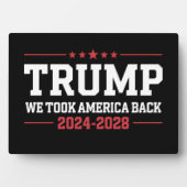 トランプ2024我々はアメリカを取り戻した47アメリカ フォトプラーク (正面)