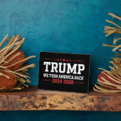 トランプ2024我々はアメリカを取り戻した47アメリカ フォトプラーク (側面)