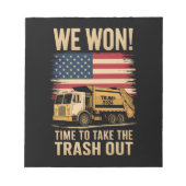 トランプ2024我々は勝利を勝ち取った2025 ノートパッド (正面)