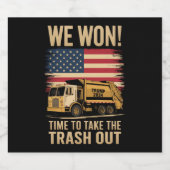 トランプ2024我々は勝利を勝ち取った2025 ビールラベル (シングルラベル)