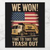 トランプ2024我々は勝利を勝ち取った2025 ワインラベル (シングルラベル)