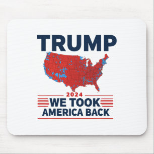 トランプ2024我々はAmerica Byck選挙結果Mを取った マウスパッド