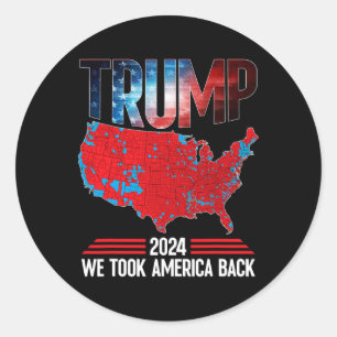 トランプ2024我々はAmerica Byck選挙結果Mを取った ラウンドシール