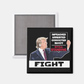 トランプ2024戦大統領の争の選挙はまだ立っている マグネット (正面/裏面)