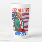トランプ2024戦闘戦 カフェラテマグ (正面)