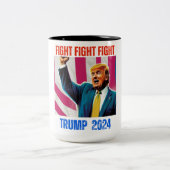 トランプ2024戦闘戦 ツートーンマグカップ (中央)