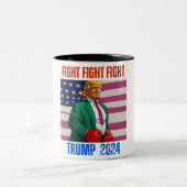 トランプ2024戦闘戦 ツートーンマグカップ (中央)