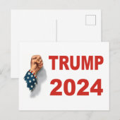 トランプ2024戦闘戦 ポストカード (正面/裏面)
