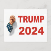 トランプ2024戦闘戦 ポストカード (正面)