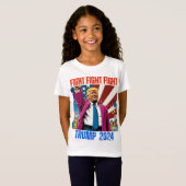 トランプ2024戦闘戦 Tシャツ (正面フル)