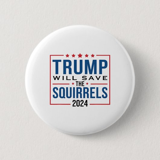 トランプ2024救リストランプ 缶バッジ (正面)