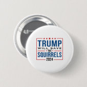 トランプ2024救リストランプ 缶バッジ (正面&裏面)
