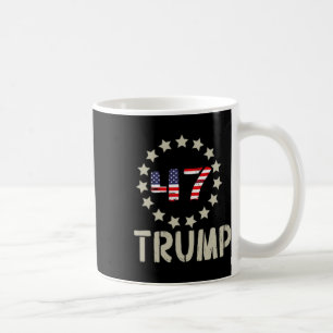 トランプ2024旗（Byck上）アメリカCkトランプFl コーヒーマグカップ