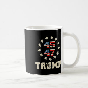 トランプ2024旗（Byck上）アメリカCkトランプFl コーヒーマグカップ