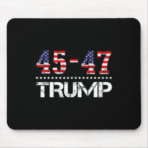 トランプ2024旗(Byck上)アメリカCkトランプFl マウスパッド