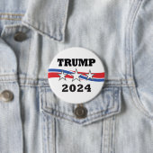 トランプ2024星とストライプズビクトリーキャンペーン 缶バッジ (インサイチュ)