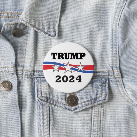 トランプ2024星とストライプズビクトリーキャンペーン 缶バッジ (インサイチュ)