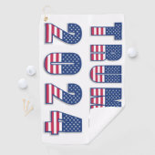 トランプ2024星とストライプ ゴルフタオル (インサイチュ)