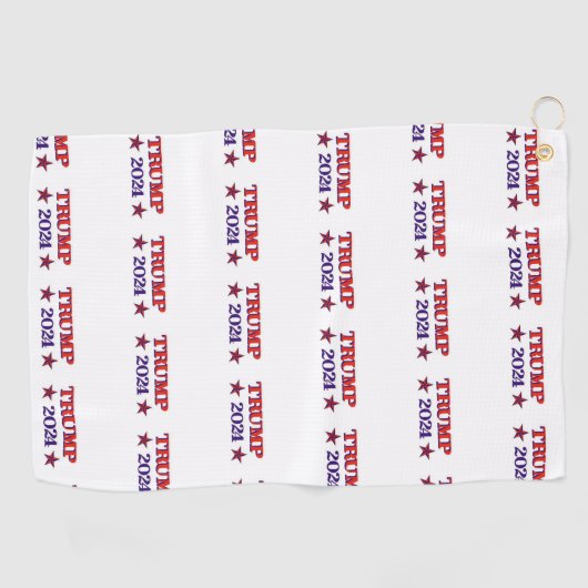 トランプ2024星 ゴルフタオル (横)