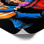 トランプ2024時間おもしろいガーブを取り出すためにゴミ ポスター (角)