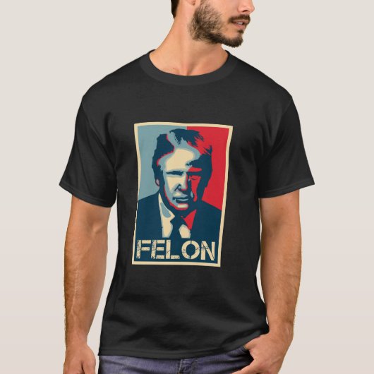 トランプ2024有罪判決フェロンI m投票有罪判決Fe Tシャツ (正面)