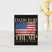 トランプ2024父の日ギフト ドナルド・トランプ支持 カード (黄色い花)