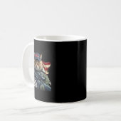 トランプ2024猫生命問題 コーヒーマグカップ (正面左)