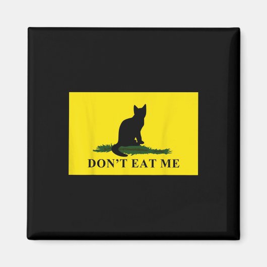 トランプ2024猫食べないで マグネット (正面)
