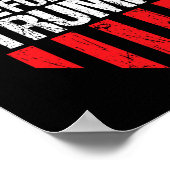 トランプ2024用選挙シャツレトロ米国国旗 ポスター (角)