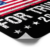 トランプ2024用 ポスター (角)