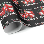 トランプ2024私はクリスマスのために家に帰る ラッピングペーパー (ロールコーナー)