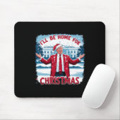 トランプ2024私はクリスマスのトランプのために家おもしろいに帰る マウスパッド (マウス)