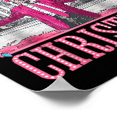 トランプ2024私はクリスマスサンタトランプのために家に来る ポスター (角)