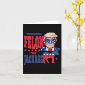 トランプ2024私はジャックよりもフェロンに投票したい カード (黄色い花)