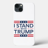 トランプ2024私はトランプのサポートプレジデントと立つ Case-Mate iPhoneケース (裏面)